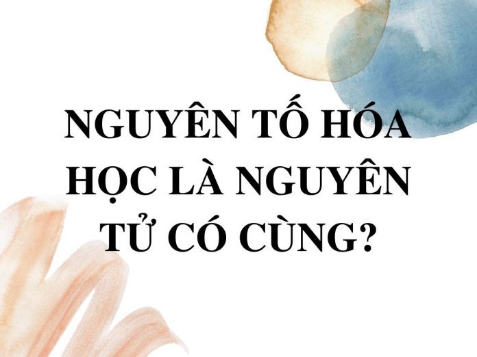 Bảng tuần hoàn các nguyên tố hóa học