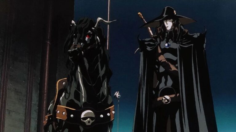 Thế giới gothic đầy u ám trong Vampire Hunter D: Bloodlust, một phong cách anime art cổ điển và ám ảnh