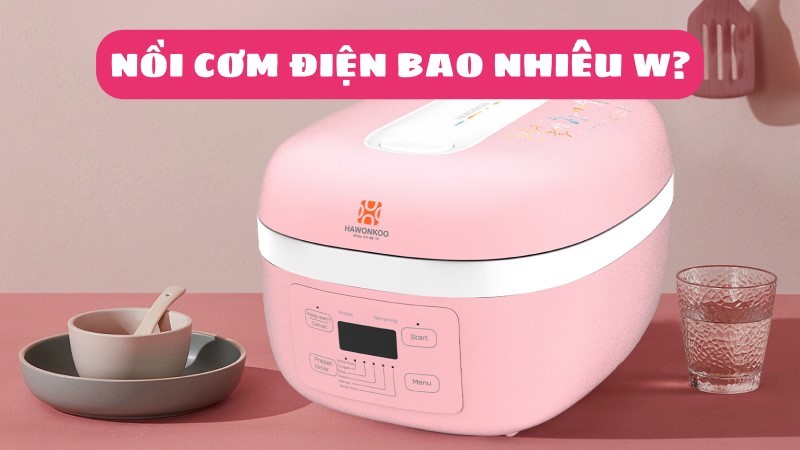 Nồi cơm điện cơ với công suất định mức