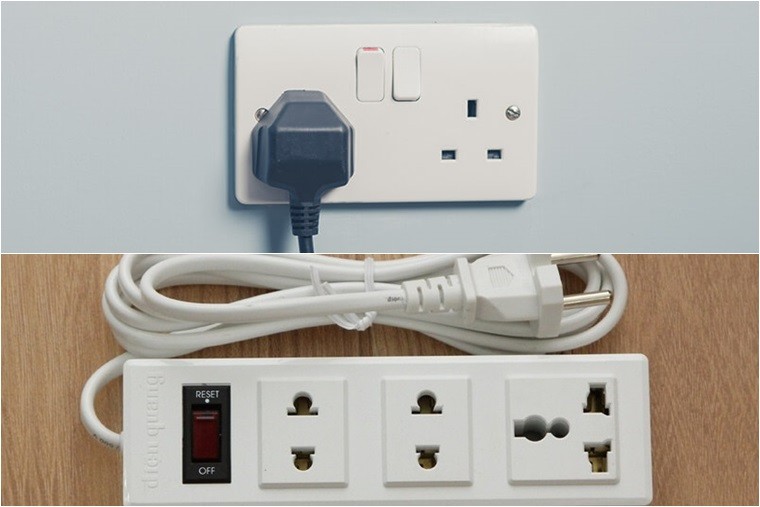 Ổ cắm điện cung cấp điện cho các thiết bị