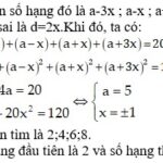 Bài toán cấp số cộng