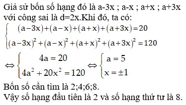 Bài toán cấp số cộng