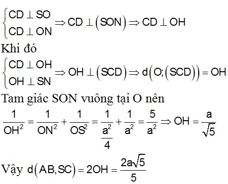 Giải toán hình chóp