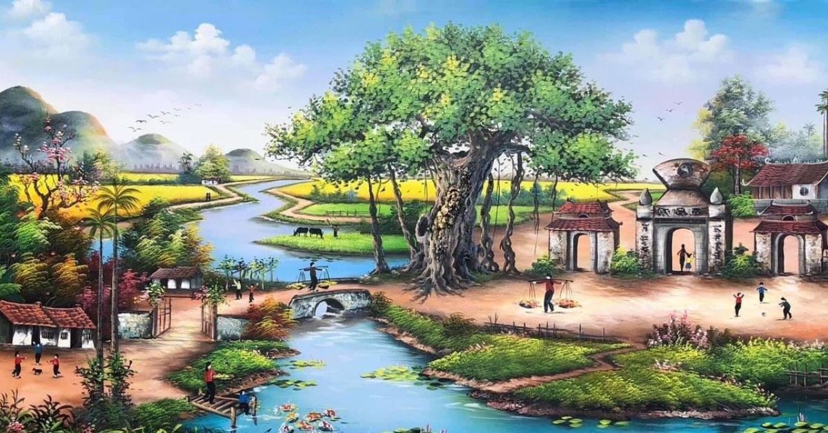 Hình ảnh cậu bé chăn trâu trên đồng quê