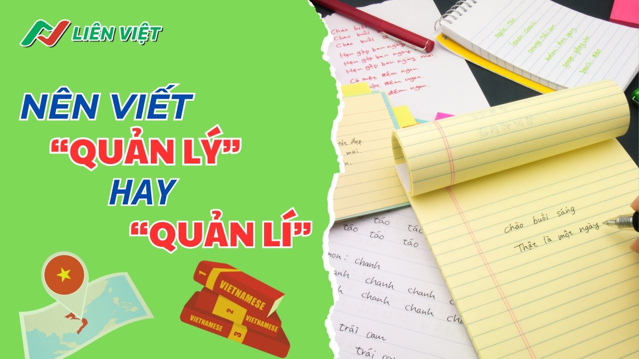 So sánh cách viết quản lý và quản lí