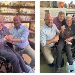 Jack Halpern cùng Tiến sĩ Robert Lavinsky, con gái Jean và Paul Geffner mừng sinh nhật lần thứ 104