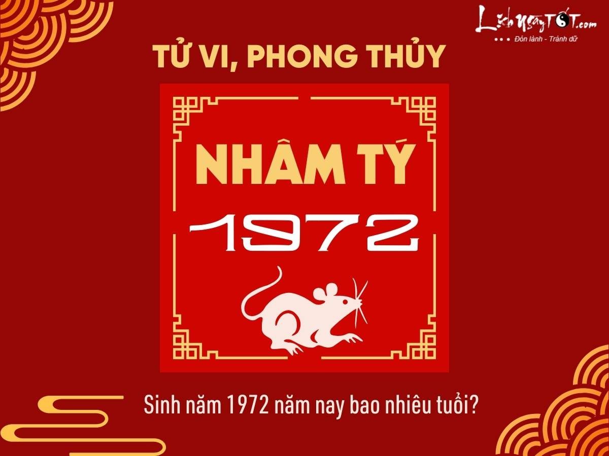 Người 52 tuổi sinh năm bao nhiêu