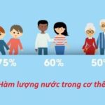 Tỷ lệ nước trong cơ thể người thay đổi theo độ tuổi