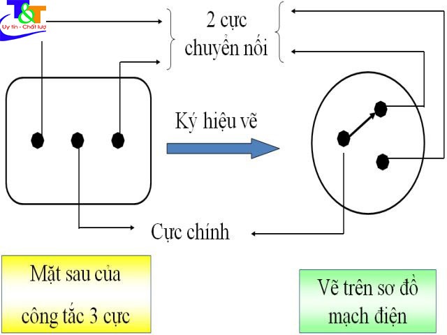 Công tắc ba cực và cấu tạo bên trong