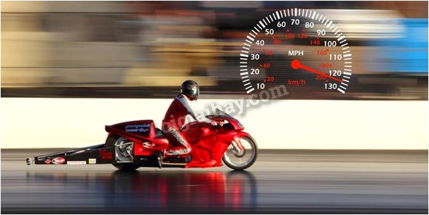 Hình ảnh minh họa độ dịch chuyển và quãng đường