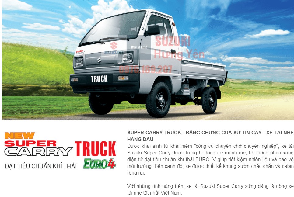Xe Tải Suzuki Carry Truck