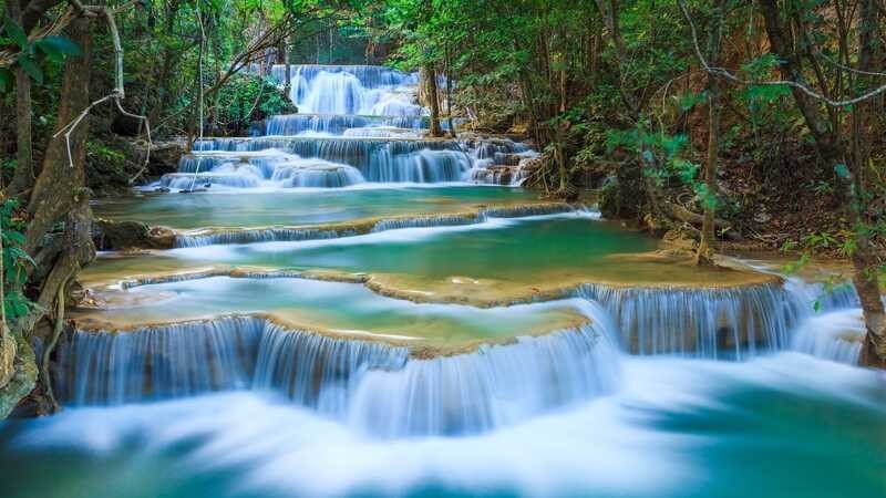 Ảnh phong cảnh sông suối cho máy tính