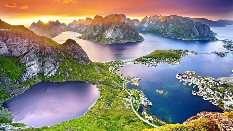Ảnh phong cảnh thiên nhiên hùng vĩ cho máy tính