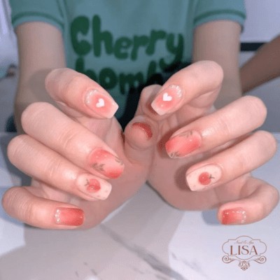 Nail trái đào