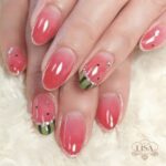 Vẽ dưa hấu đơn giản