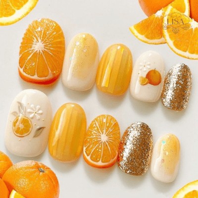 Nail cam mùa hè