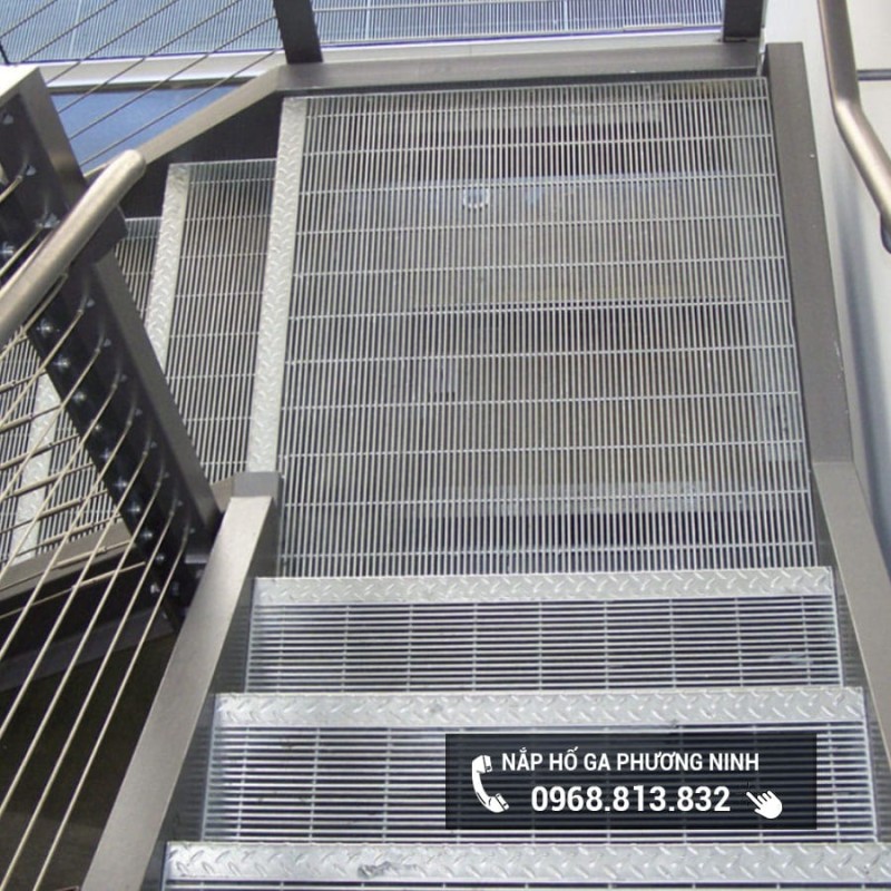 Tấm Grating mạ kẽm nhúng nóng với lớp phủ dày dặn