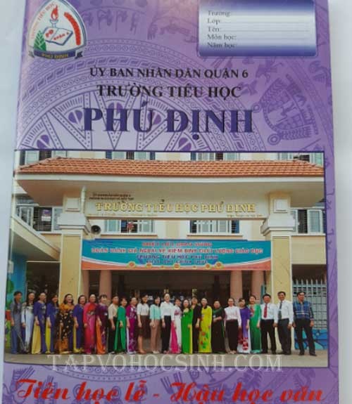 Vở học sinh với màu sắc và hình ảnh bắt mắt