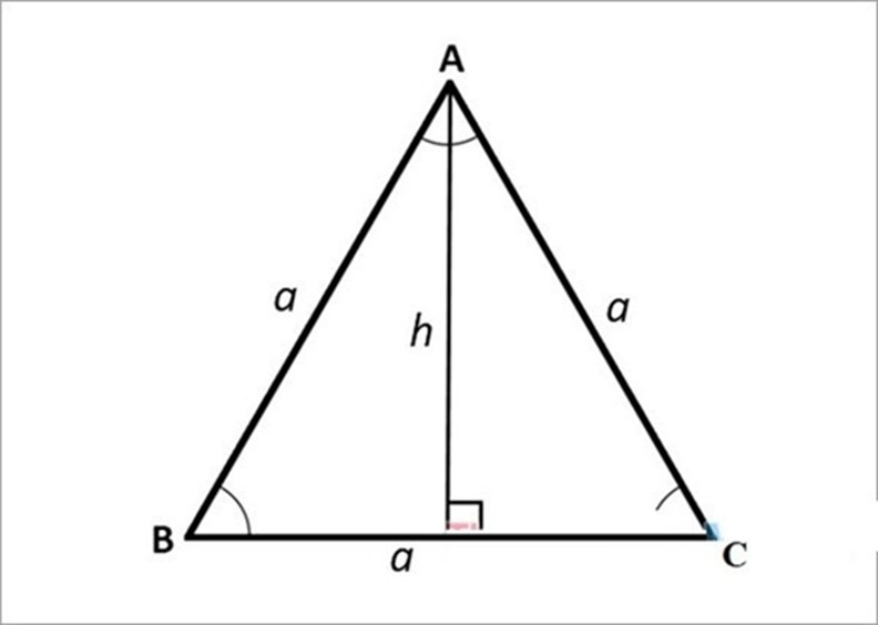 Cách tính diện tích tam giác đều