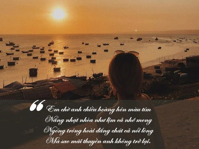 Chờ anh dưới hoàng hôn của Hồng Giang