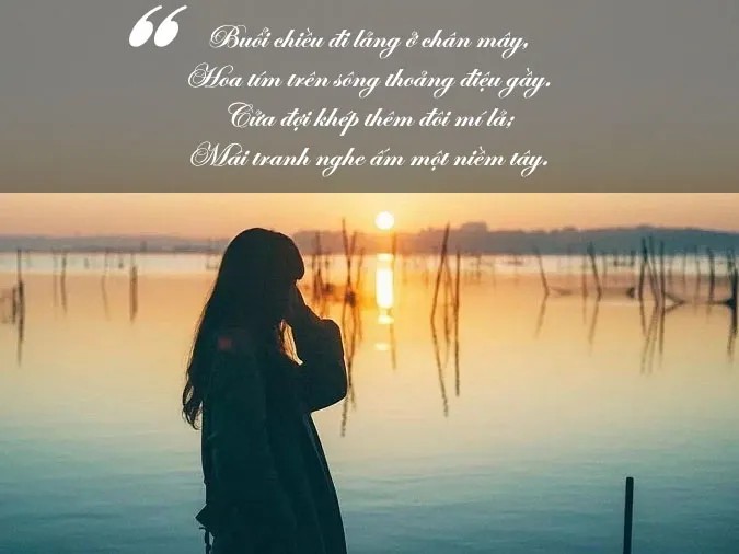 Buổi chiều của Xuân Diệu
