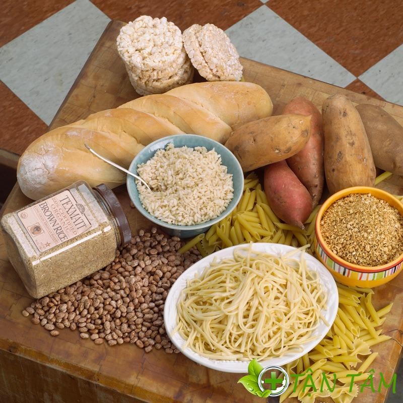Ảnh minh họa về các loại thực phẩm giàu carbohydrate