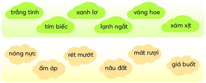 Ví dụ về các từ chỉ đặc điểm phong phú trong tiếng Việt lớp 3