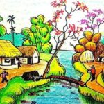 Hình ảnh cánh đồng lúa chín vàng