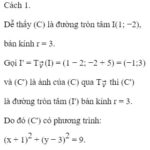 Đường tròn trong mặt phẳng tọa độ Oxy