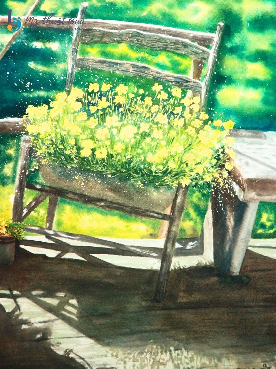 Tranh màu nước dễ vẽ
