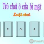 Minh họa trò chơi ô cửa bí mật trong lớp học