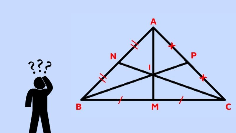 Ứng dụng tâm tam giác đều
