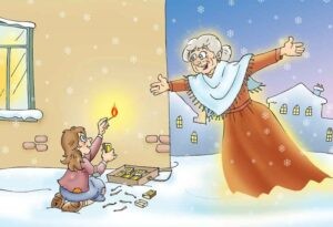 Hình ảnh minh họa câu chuyện Cô bé bán diêm