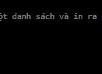 Duyệt qua danh sách các loại trái cây bằng vòng lặp for trong Python