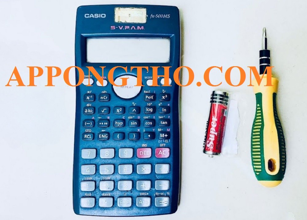 Máy tính Casio bị mờ màn hình