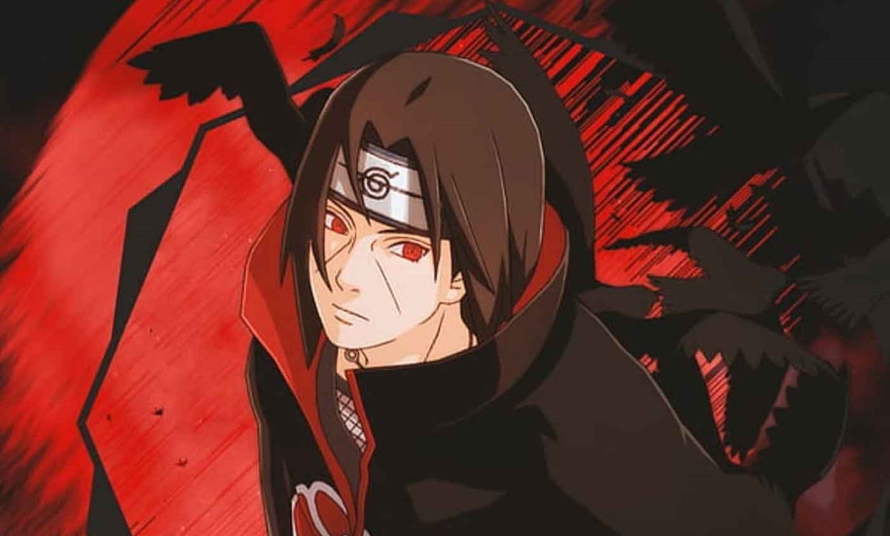 Itachi Uchiha khi còn bé thể hiện rõ nét dòng máu Uchiha với đôi mắt Sharingan
