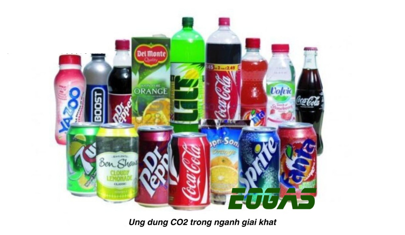 Ứng dụng CO2 trong ngành giải khát