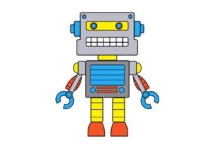 Tô màu và hoàn thiện robot hoạt hình