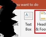 Cách chèn số trang trong Powerpoint bước 1