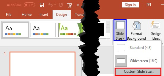 Cách đánh số trang trong ppt bắt đầu từ số 0 bước 1