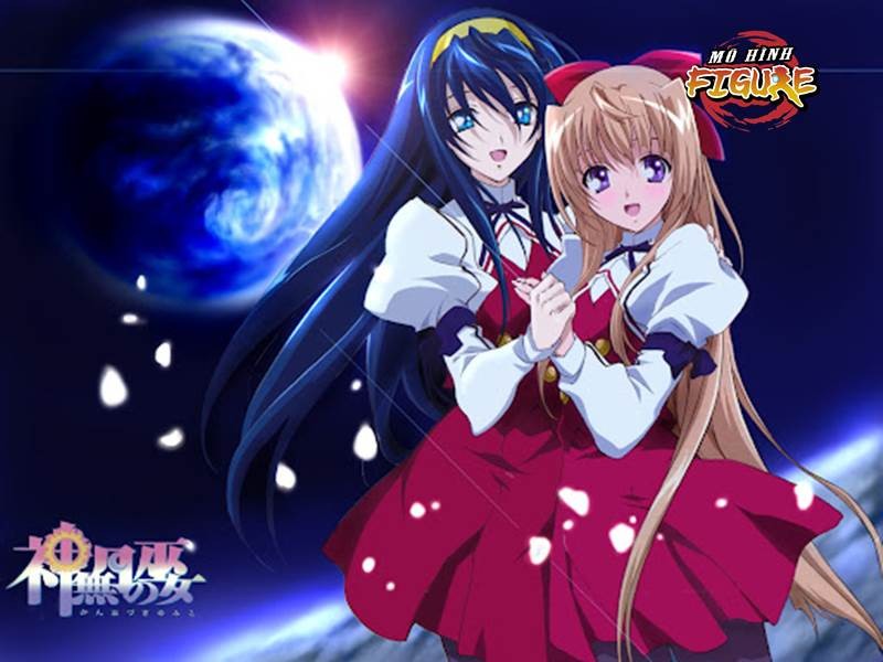 Himeko và Chikane trong Kannazuki No Miko