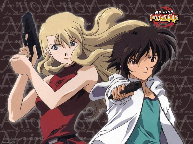Mireille Bouquet và Kirika Yuumura trong Noir