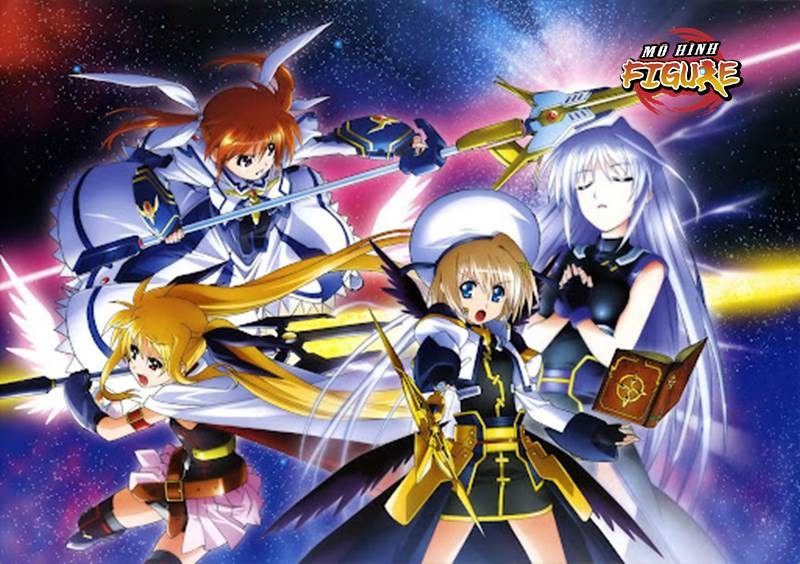 Nanoha Takamachi và Fate Testarossa trong Mahou Shojo Lyrical Nanoha