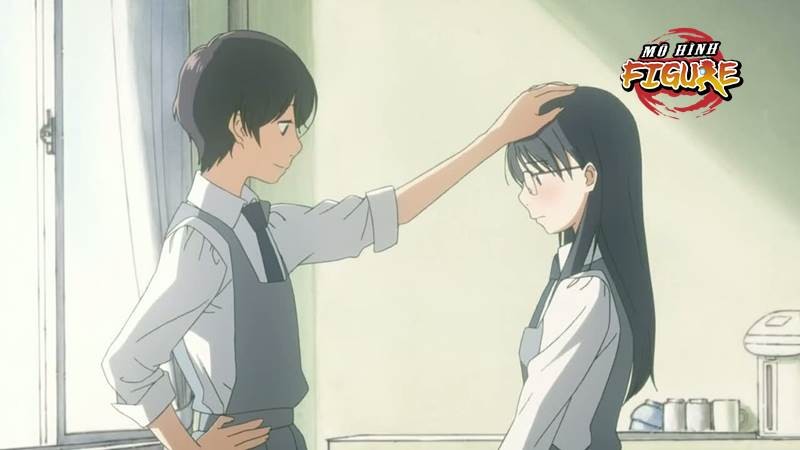 Fumi Manjoume và Akira Okudaira trong Aoi Hana
