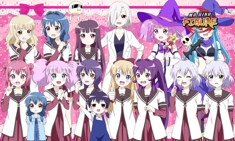 Akari Akaza và các bạn của cô trong Yuru Yuri