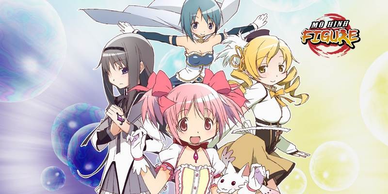 Madoka Kaname và Homura Akemi trong Puella Magi Madoka Magica