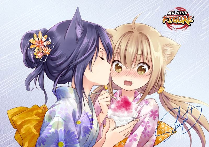 Yuzu và các nhân viên của Konohana Kitan