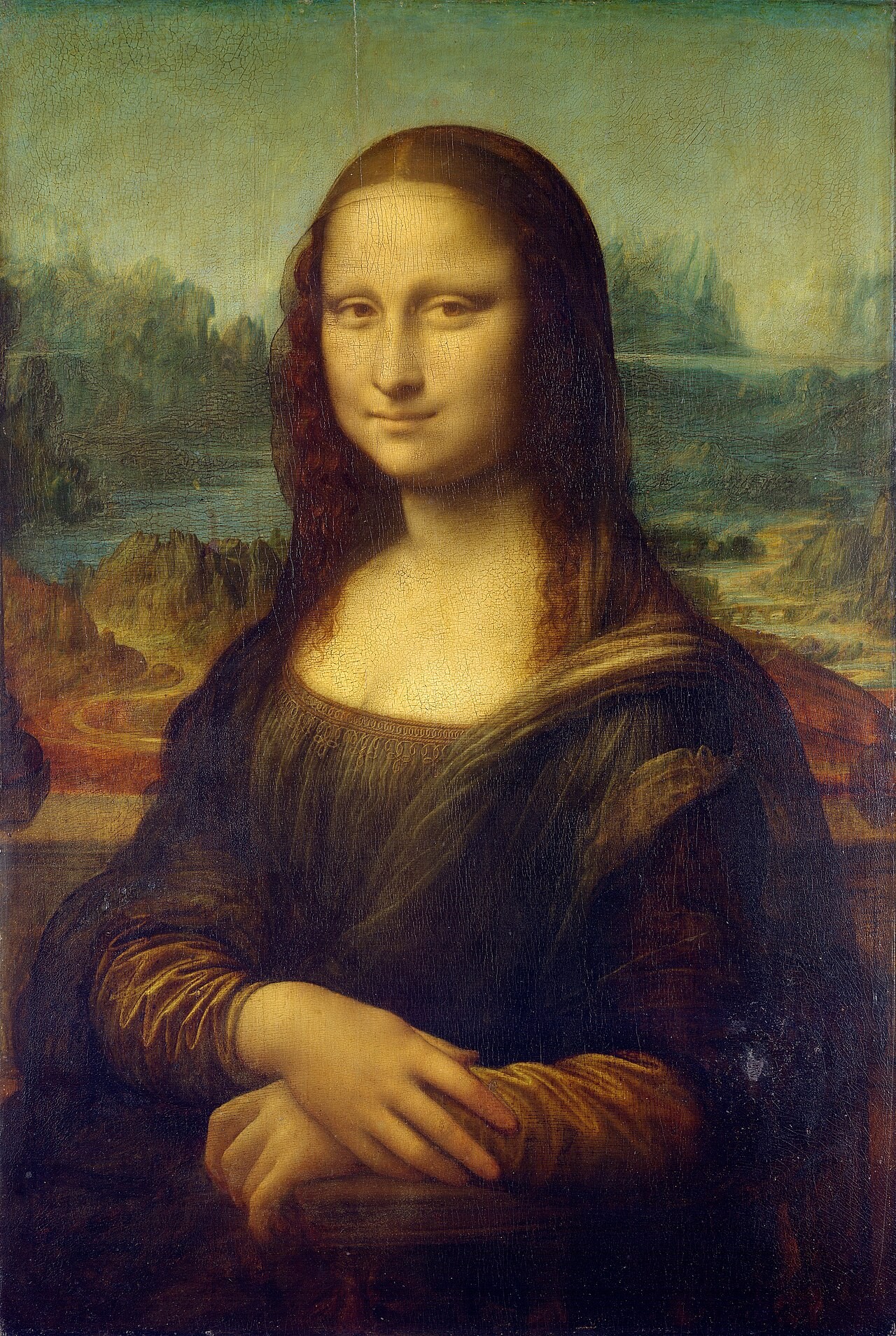 Bức tranh Mona Lisa của Leonardo da Vinci, một trong những tác phẩm nghệ thuật nổi tiếng nhất thế giới, thể hiện vẻ đẹp bí ẩn và quyến rũ của người phụ nữ.