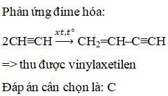Phản ứng dime hóa axetilen