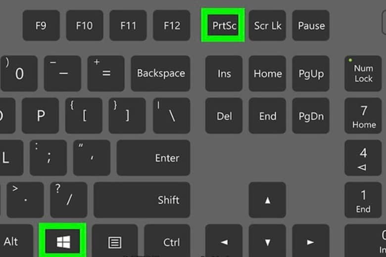Chụp màn hình với Windows + Print Screen
